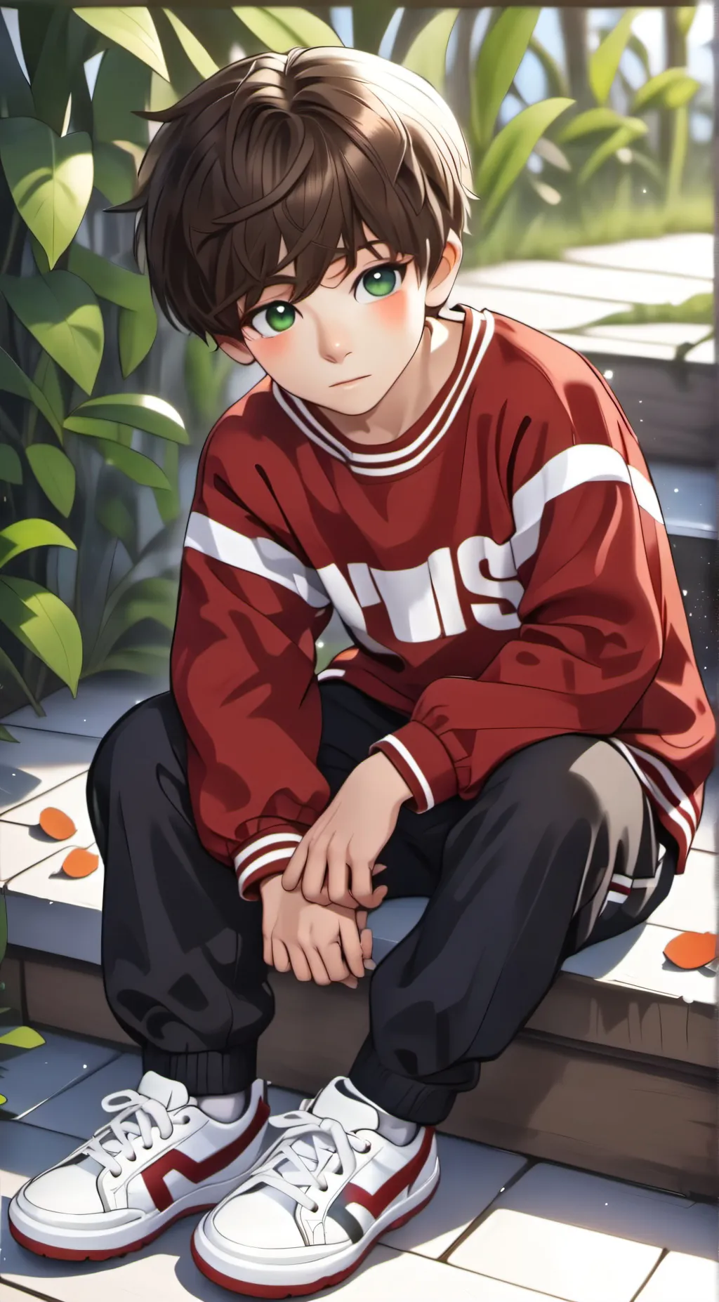 ai character: Mark background