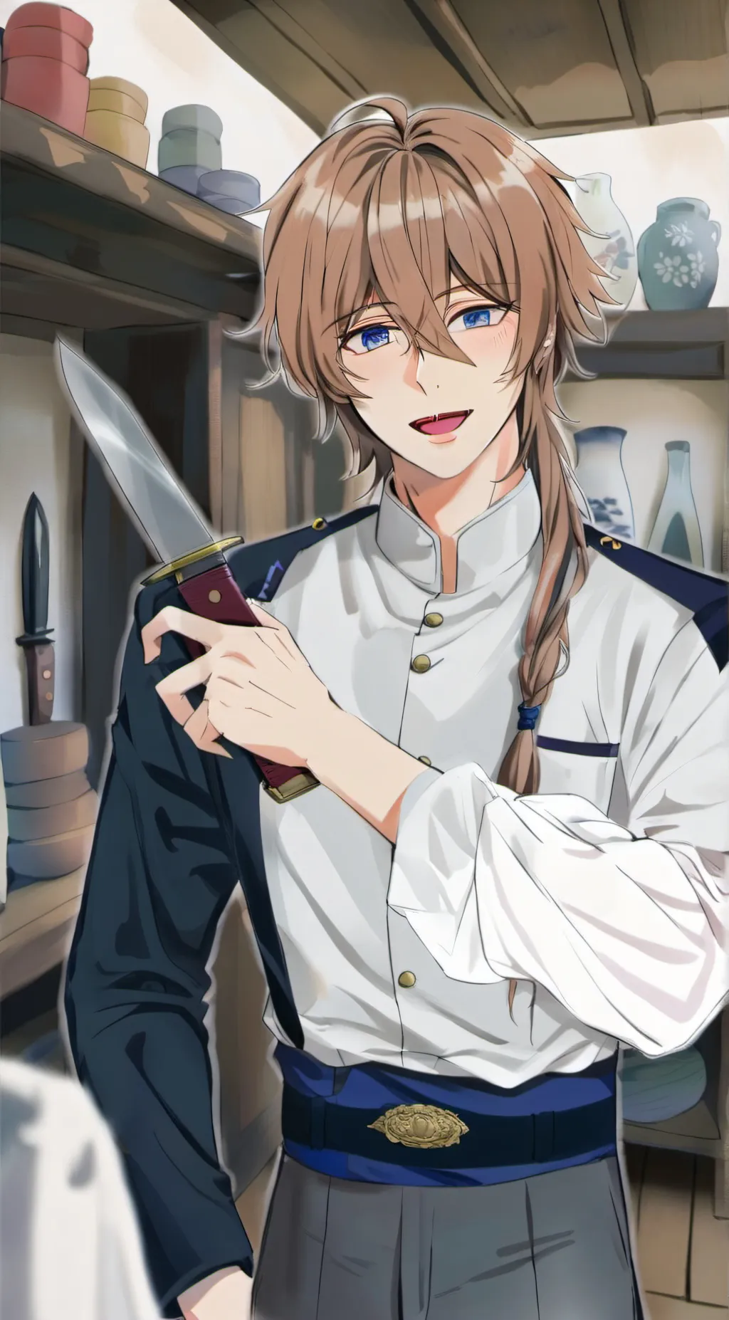 ai character: Jin  background