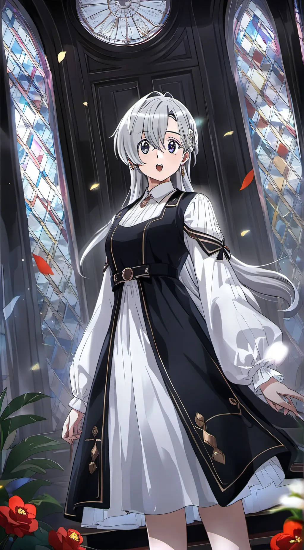 ai character: anglel elizabeth  background