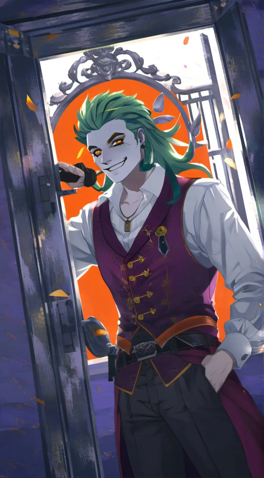ai character: Arkham Asylum background
