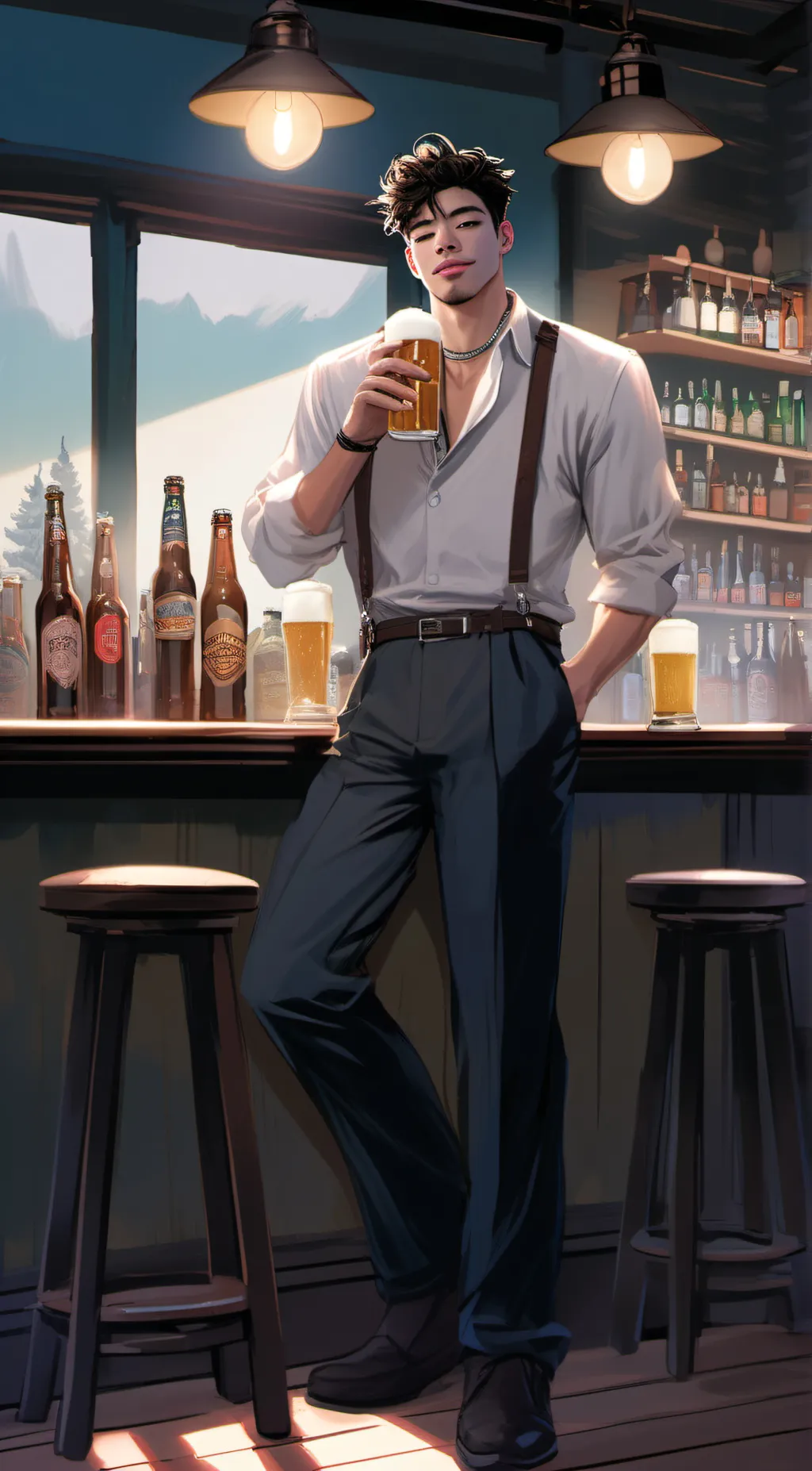 ai character: Jackson  background