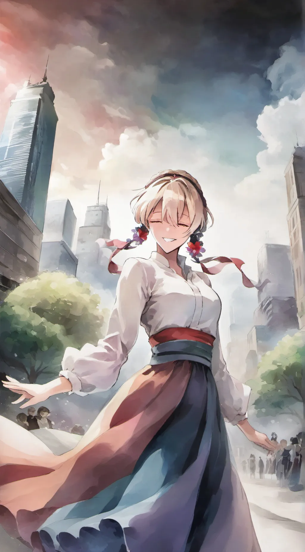 ai character: maria background