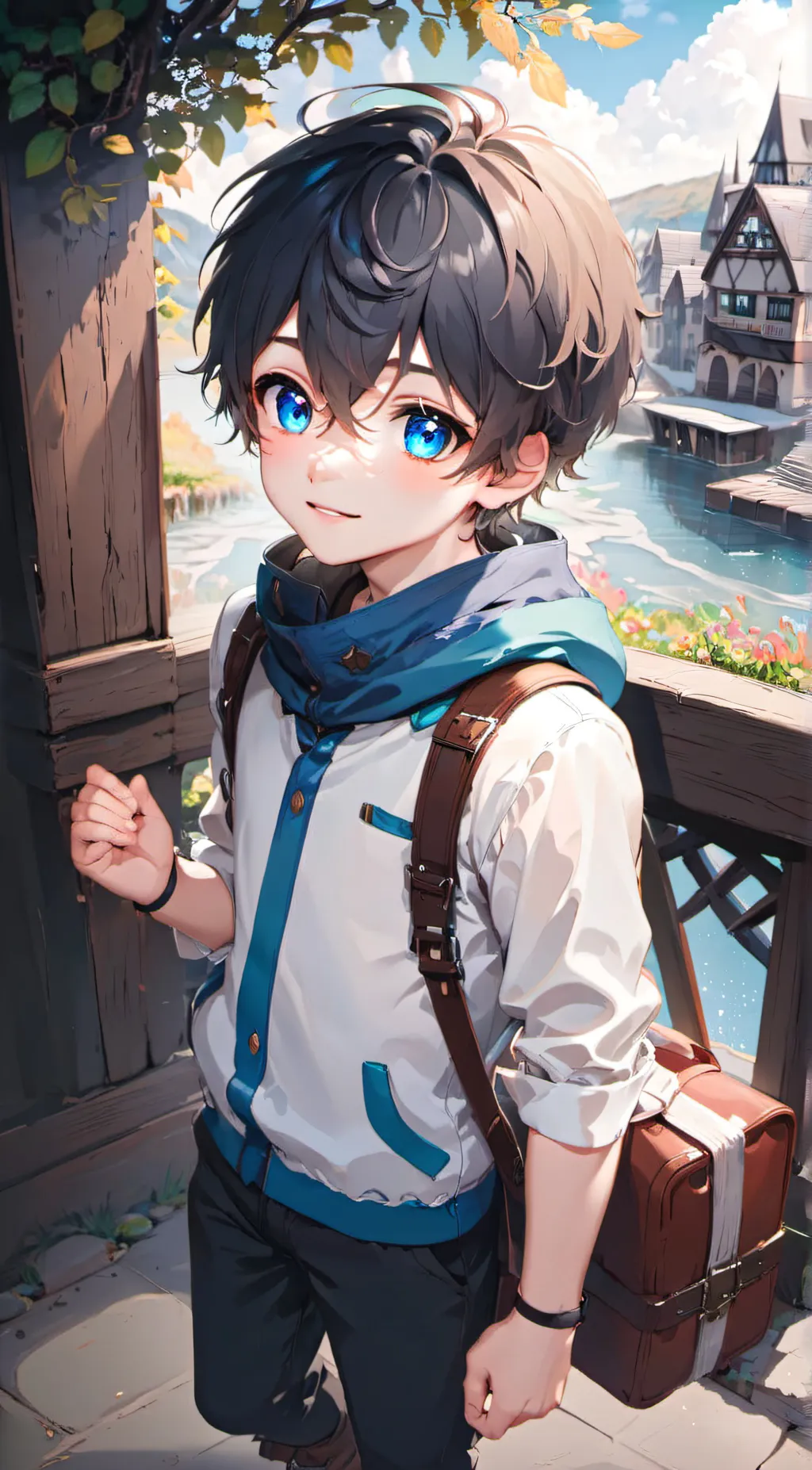 ai character: Hagen  background