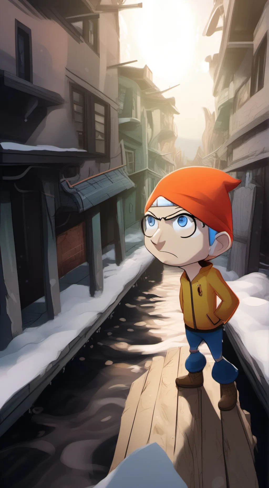 ai character: Jeffy background