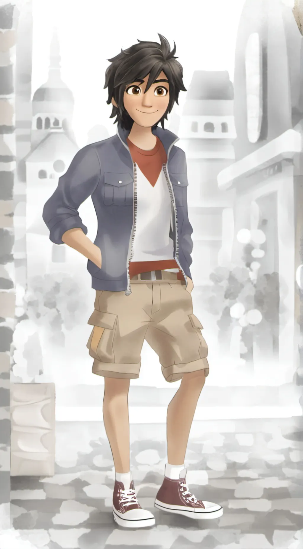 ai character: Big hero 6 background