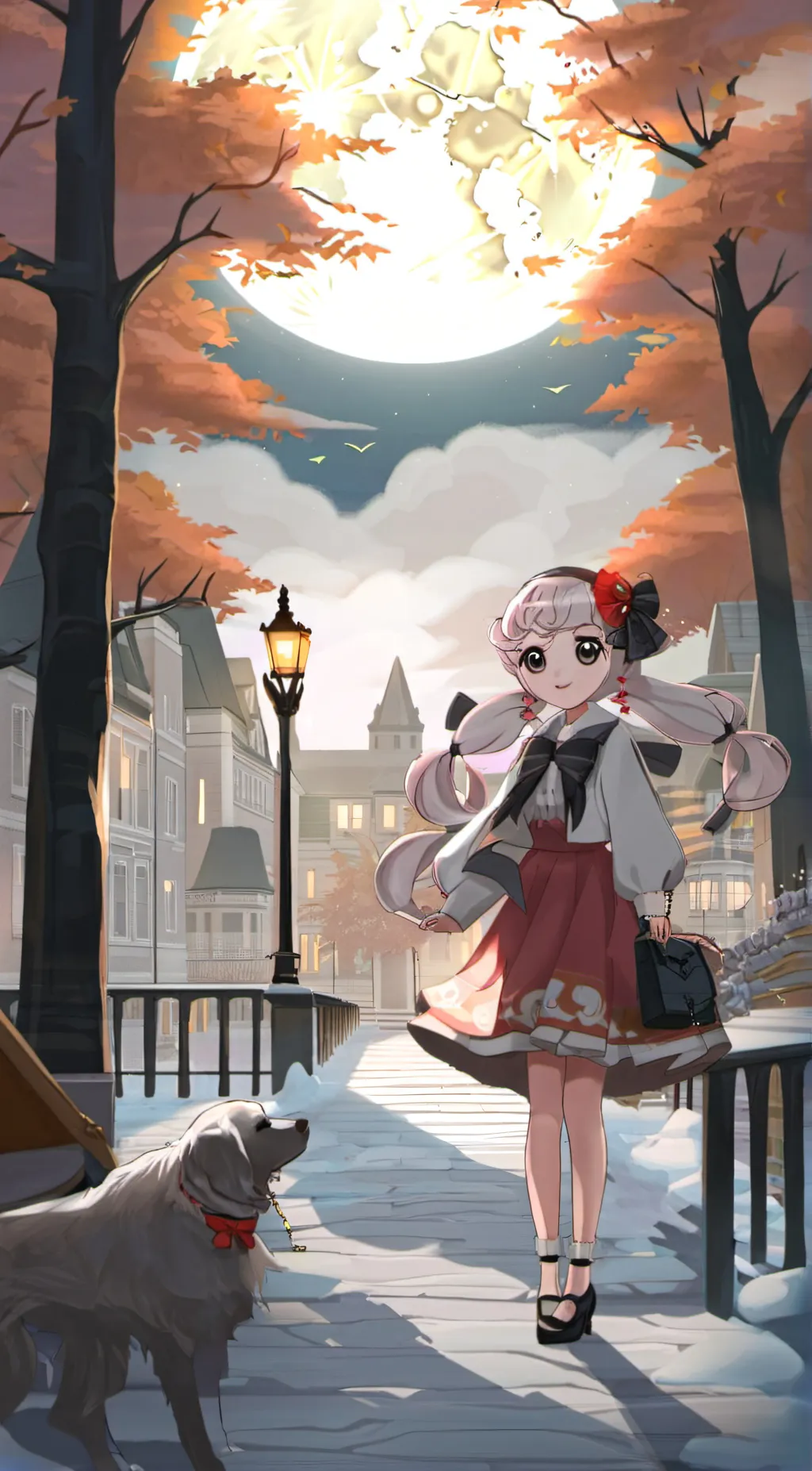 ai character: moonlight maid background