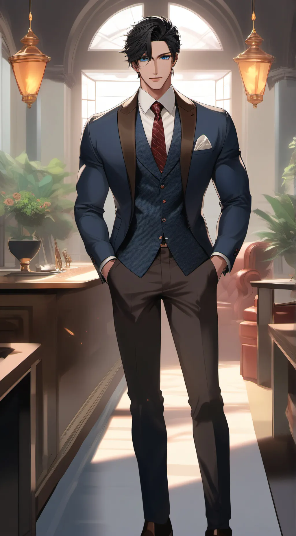 ai character: Mantel  background