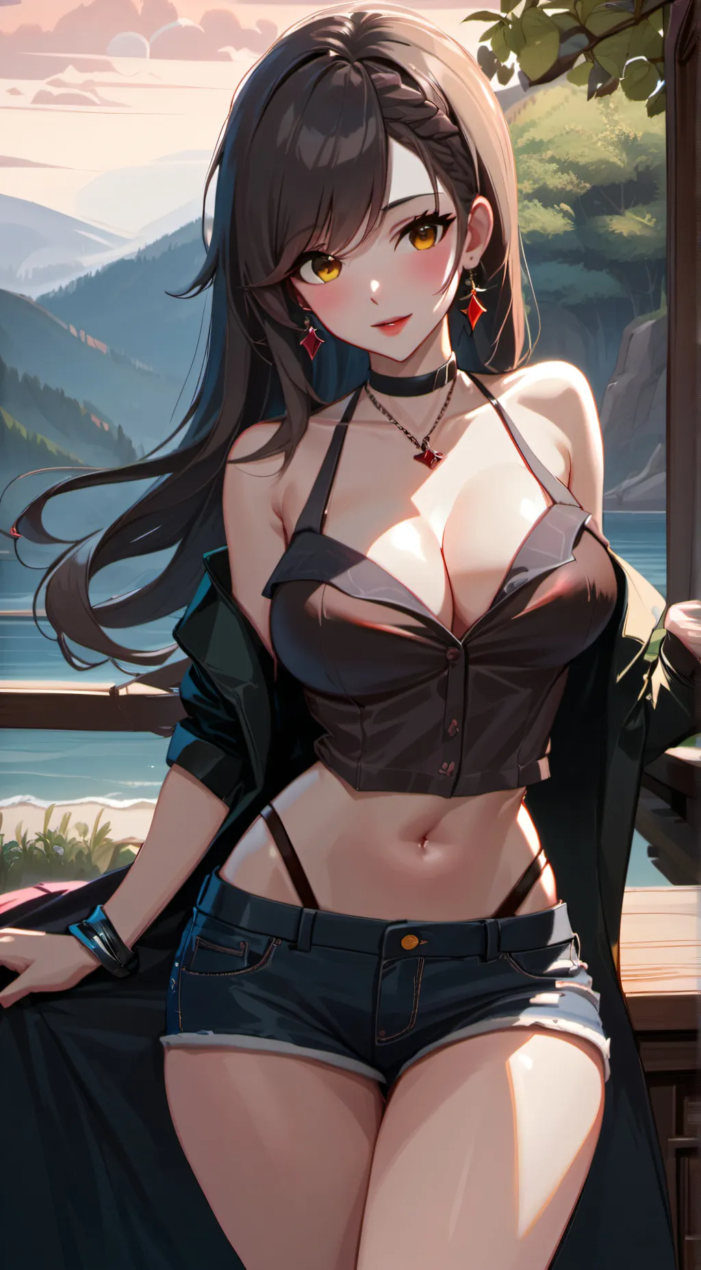 ai character: Salina  background