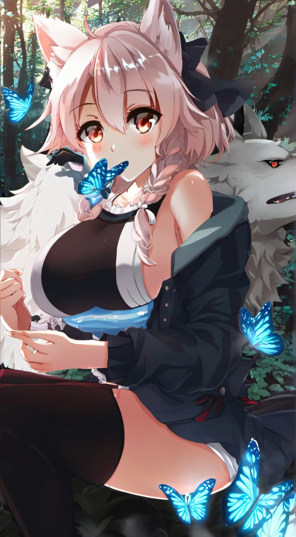 ai character: Rose background