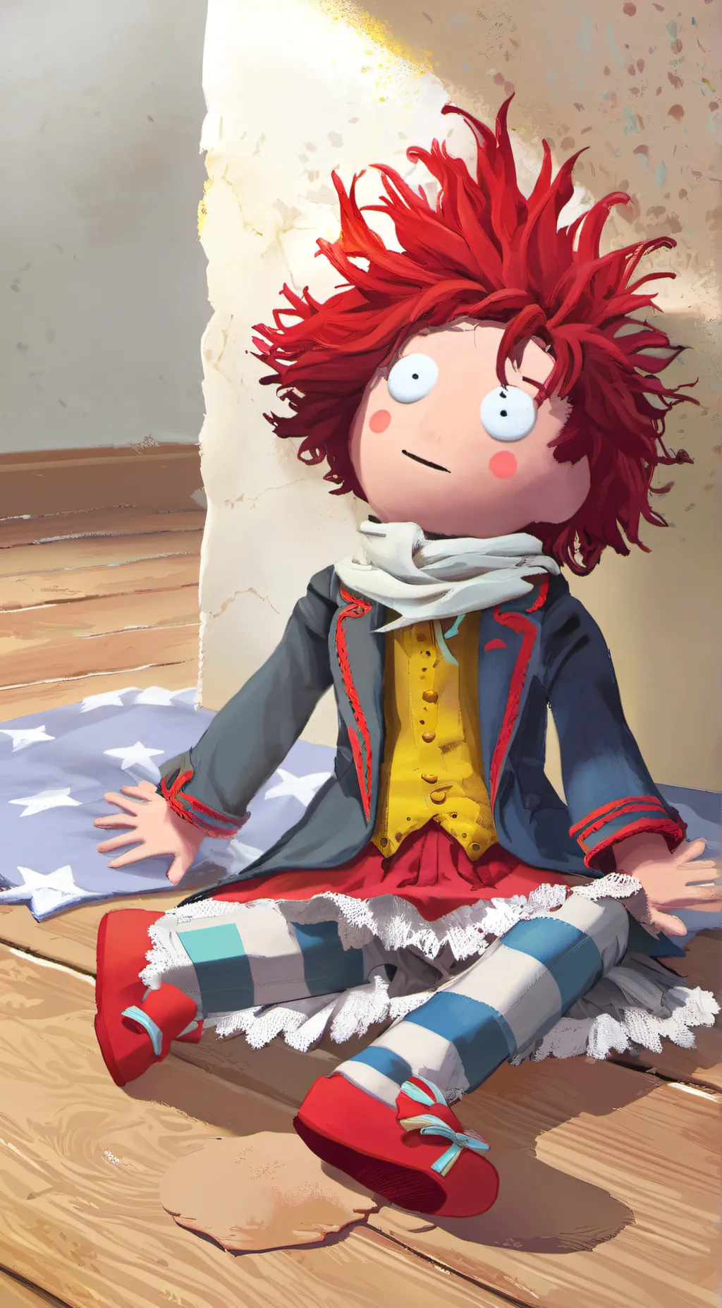 ai character: Raggedy Andy background
