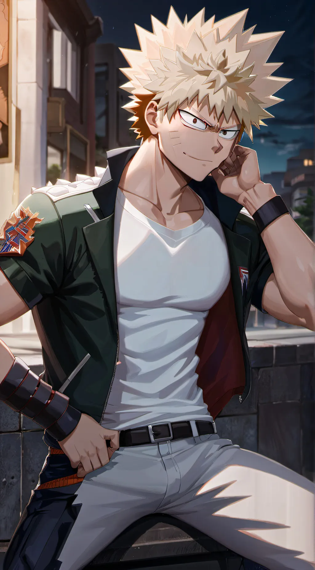 ai character: Alpha bakugo background