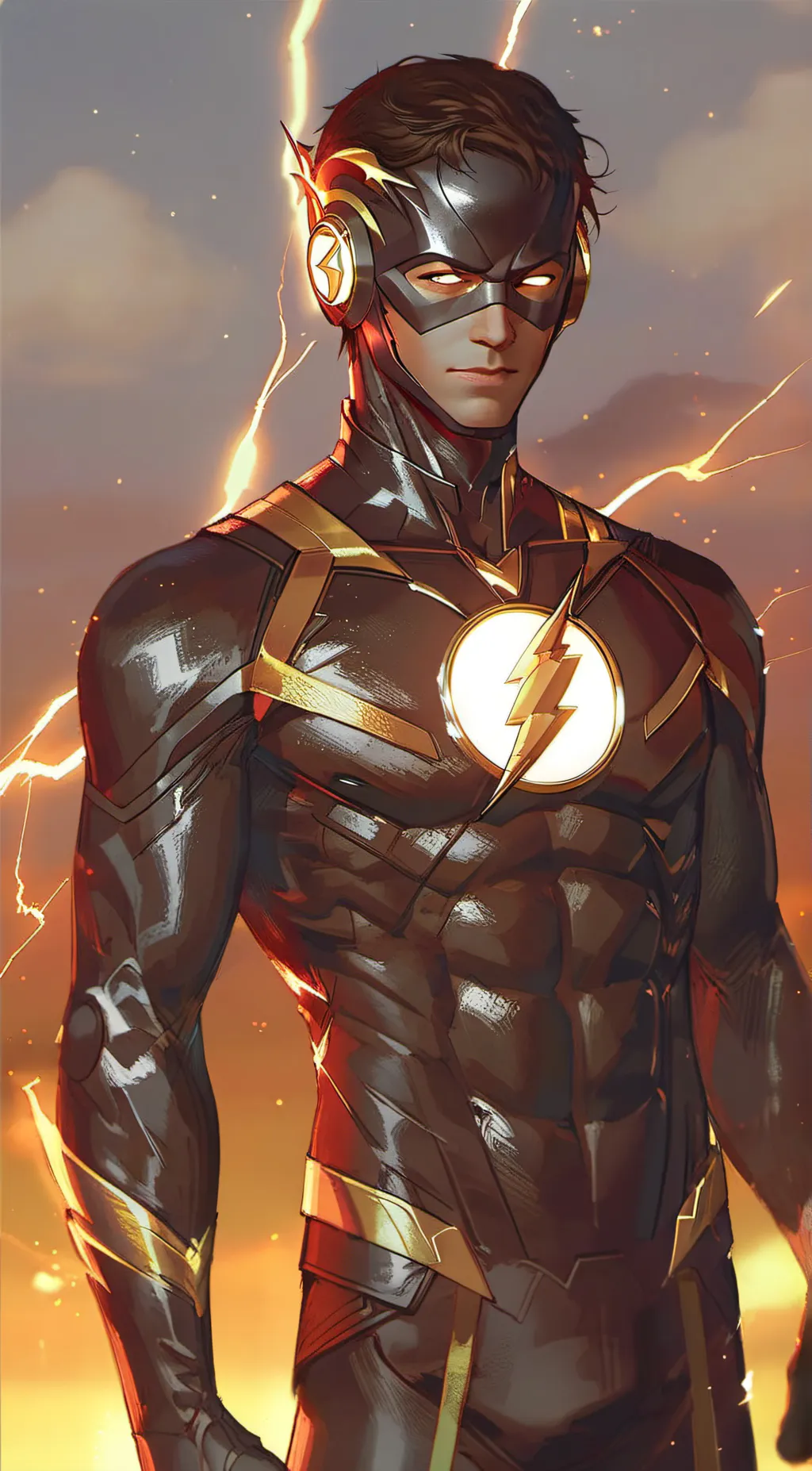 ai character: The Flash (SSKTJL) background