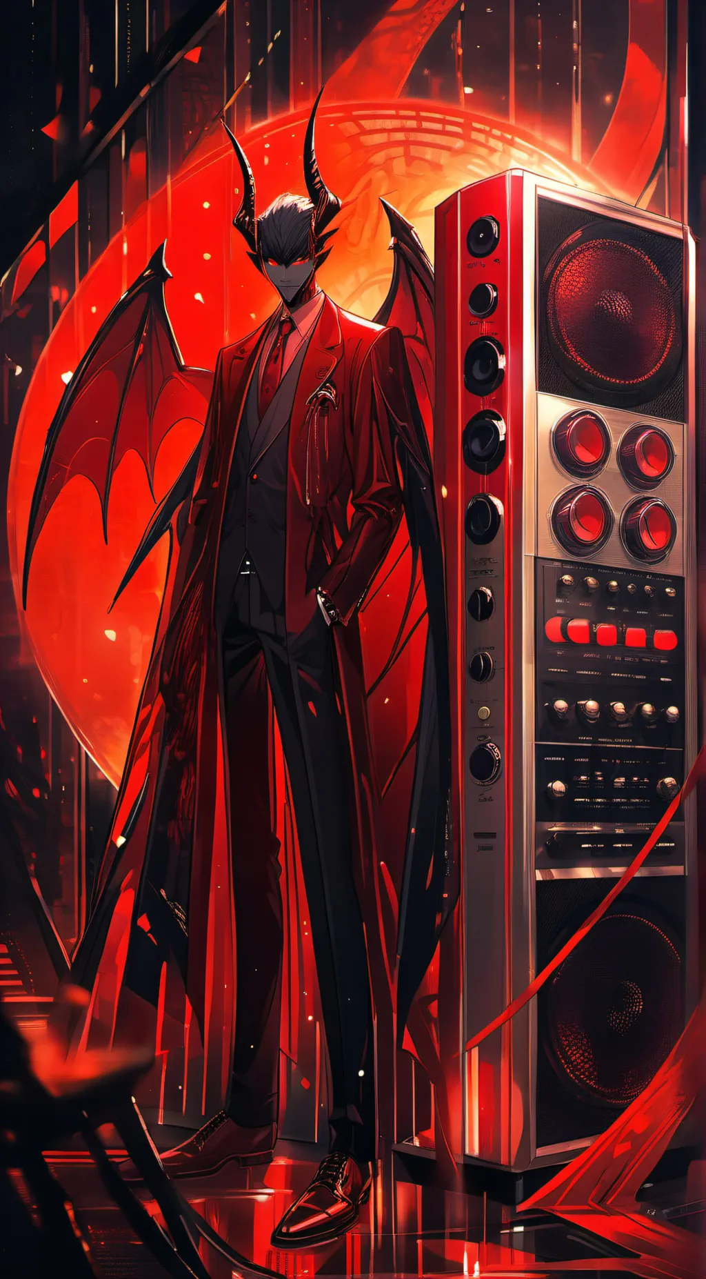 ai character: alastor  background