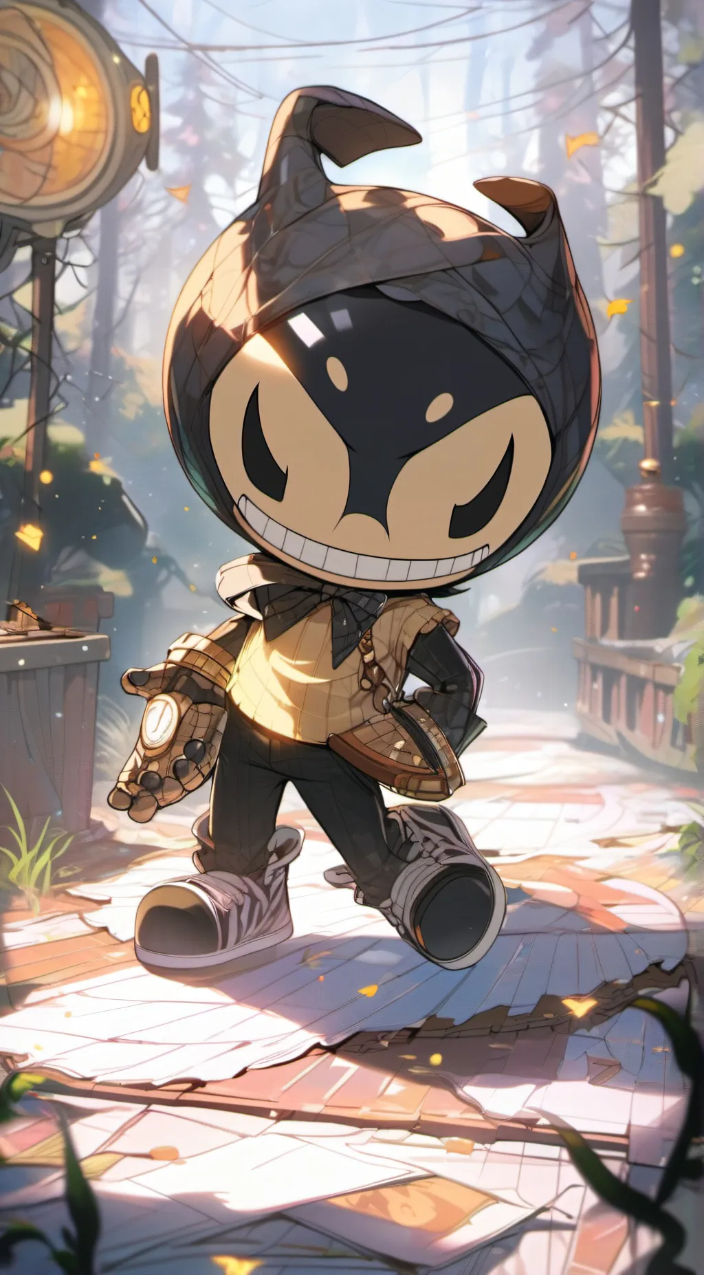 ai character: Bendy background
