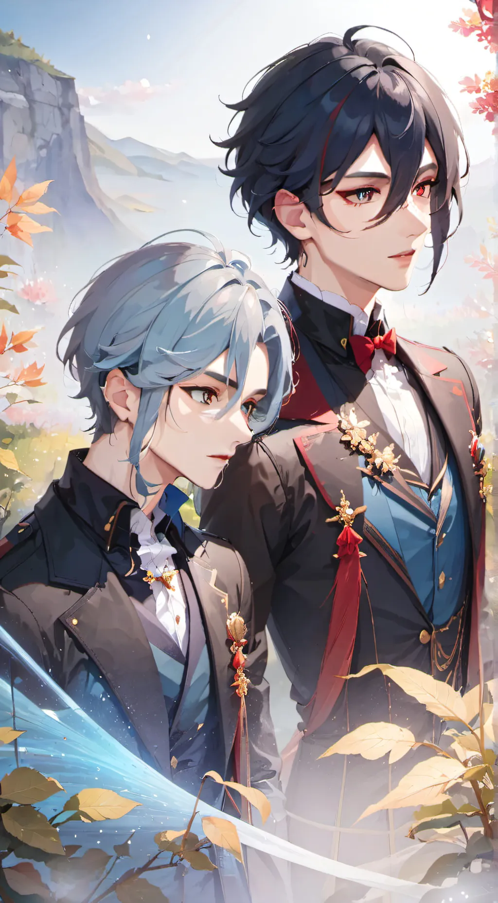 ai character: dottore+pantalone background