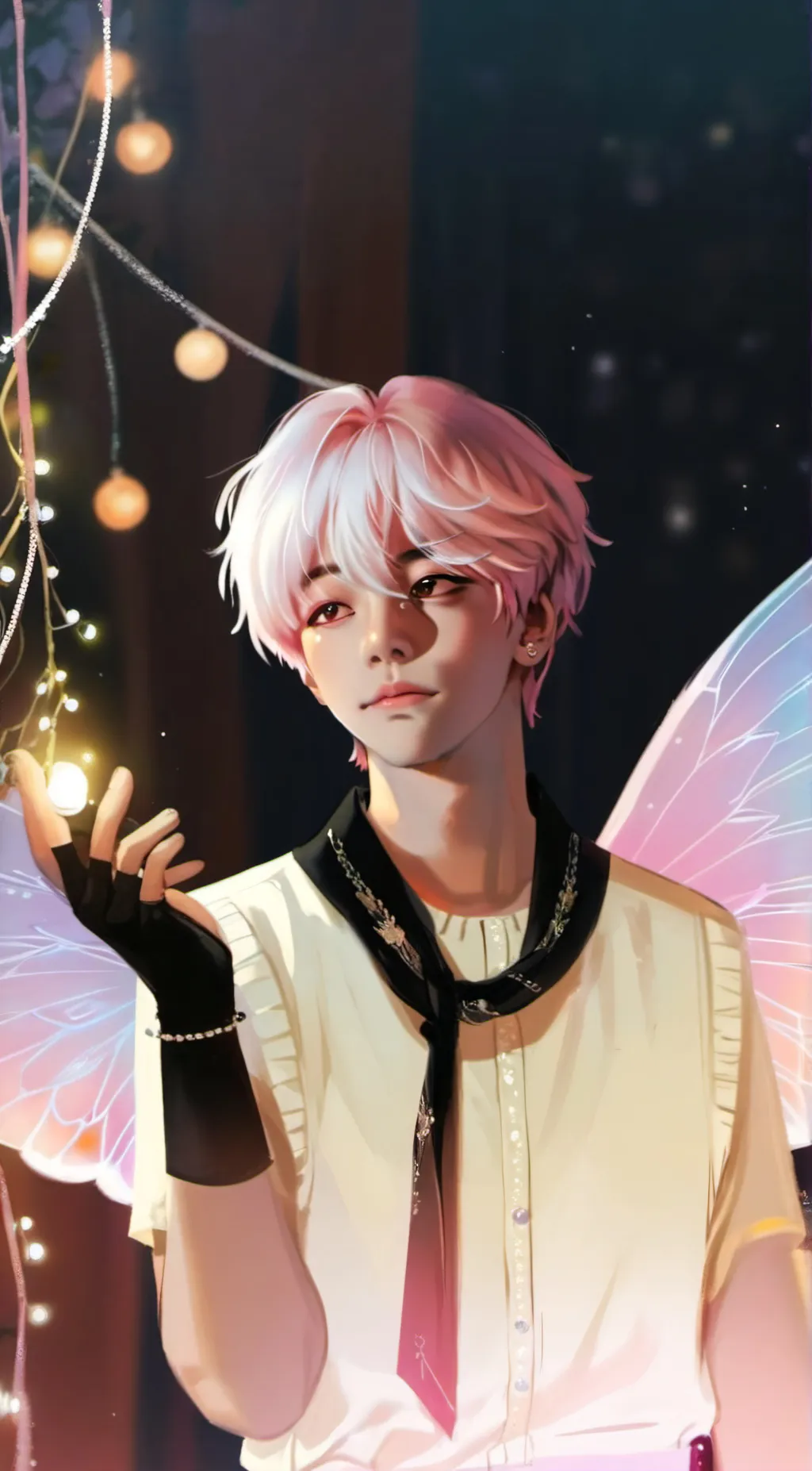 ai character: Kim Taehyung  background