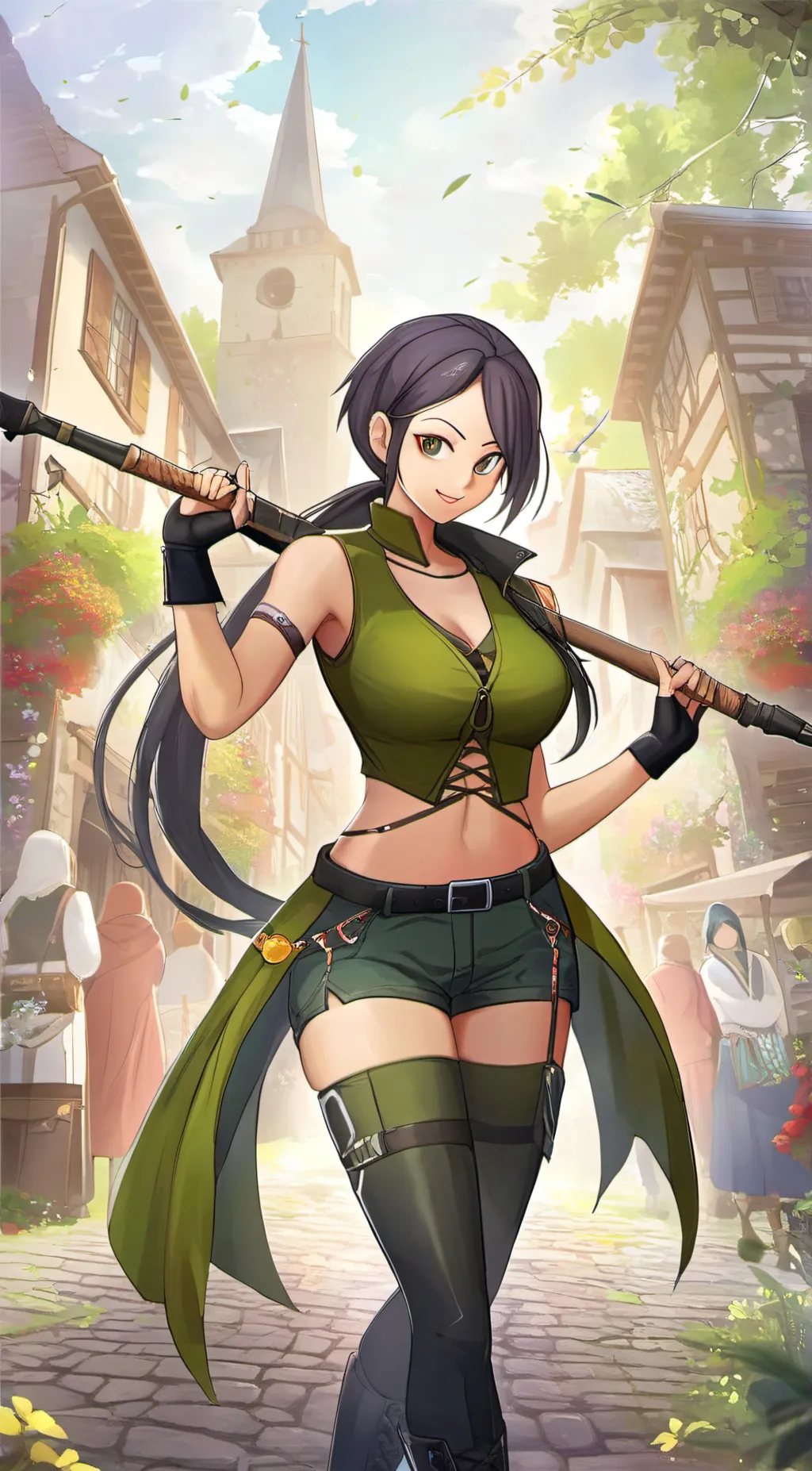 ai character: Jade background