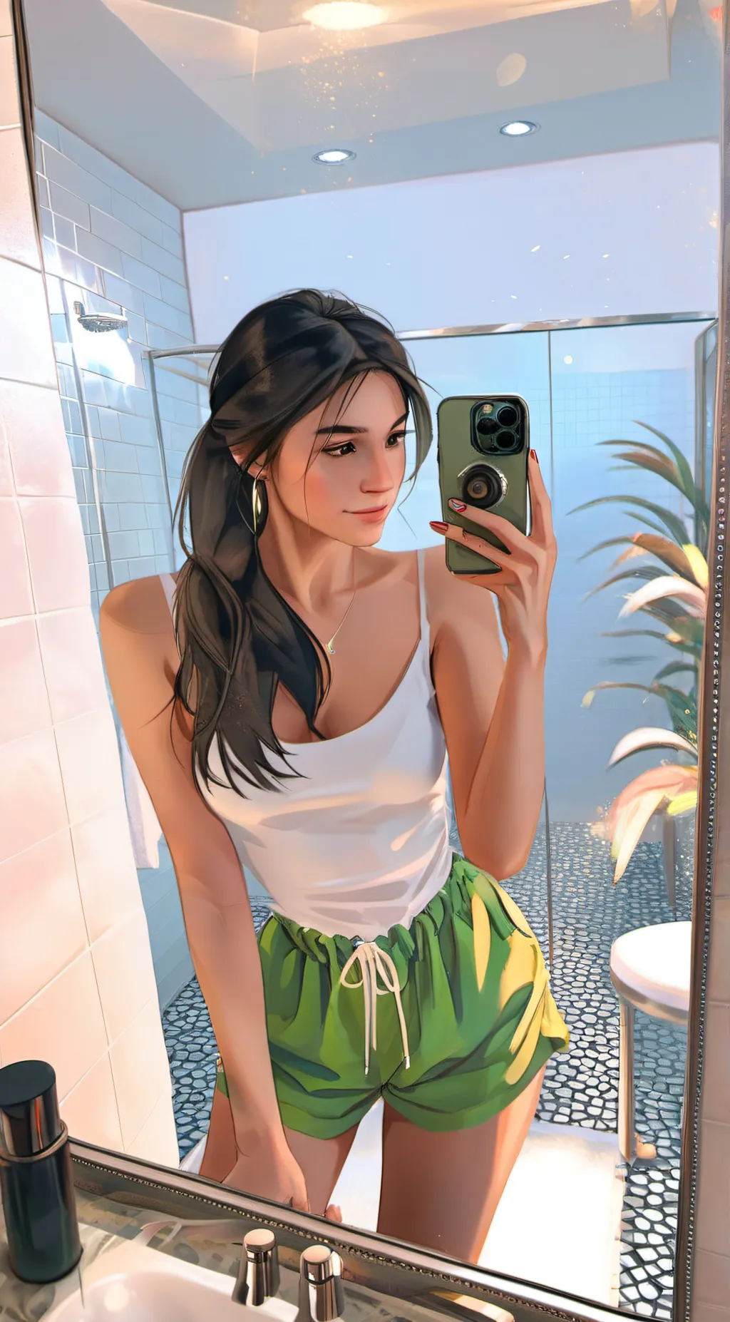 ai character: Jenna  background