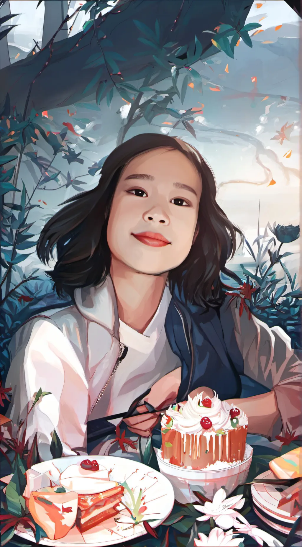 ai character: Bestie  background