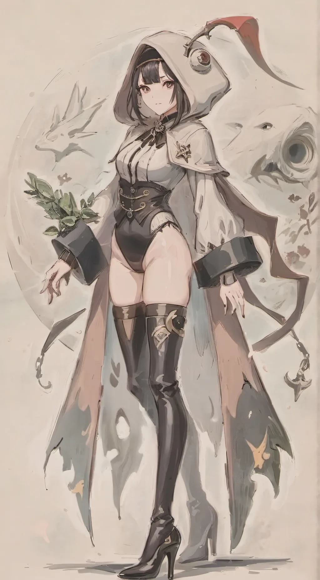 ai character: Ashley background