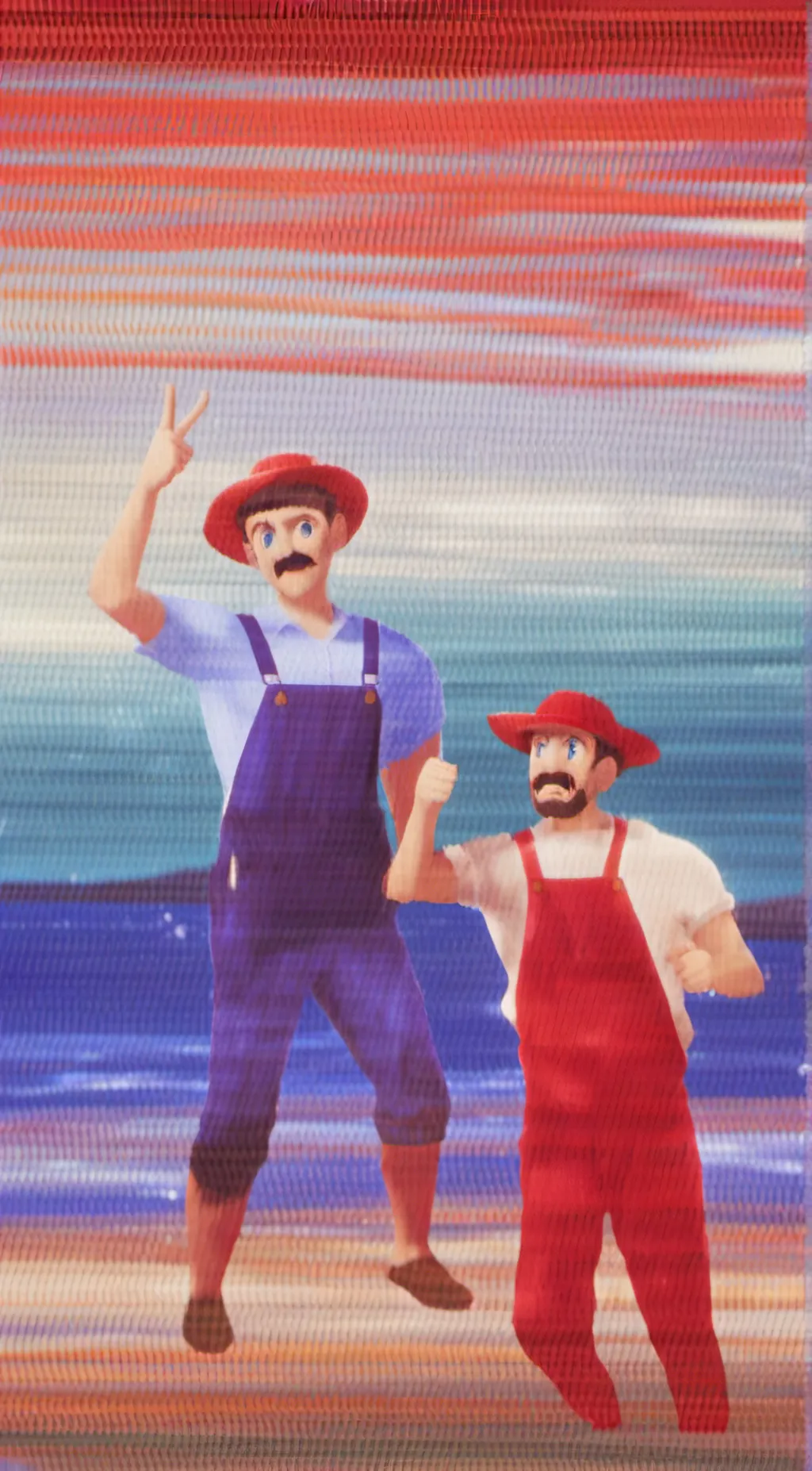 ai character: mario and 🇺🇸 mario background