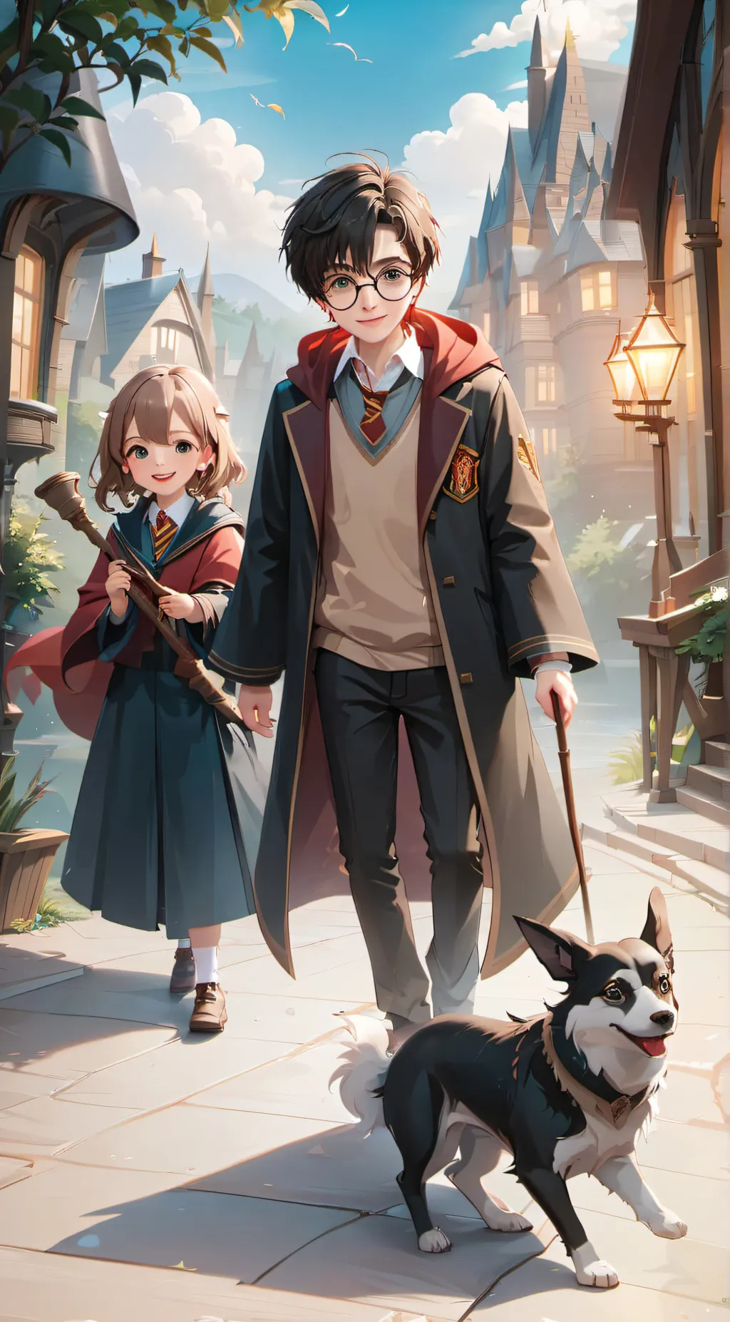 ai character: harry potter background