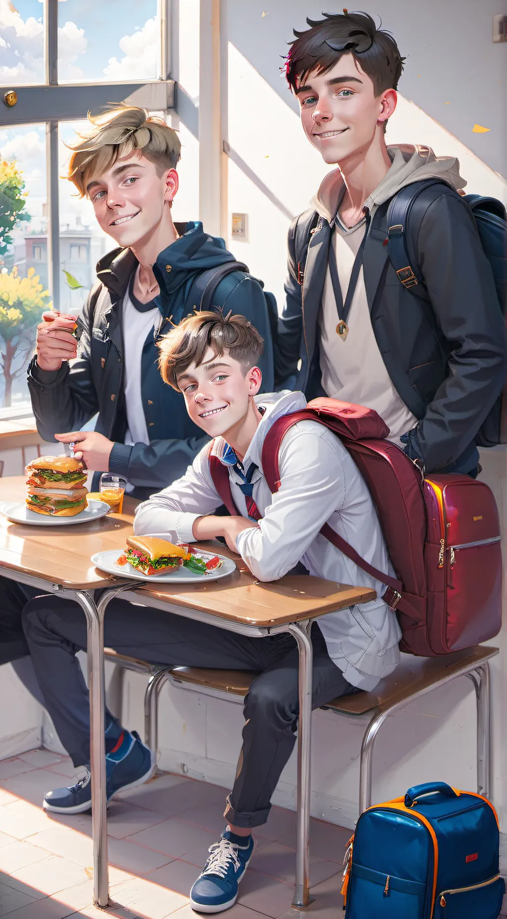 ai character: Matt, Jimmy, Shane background