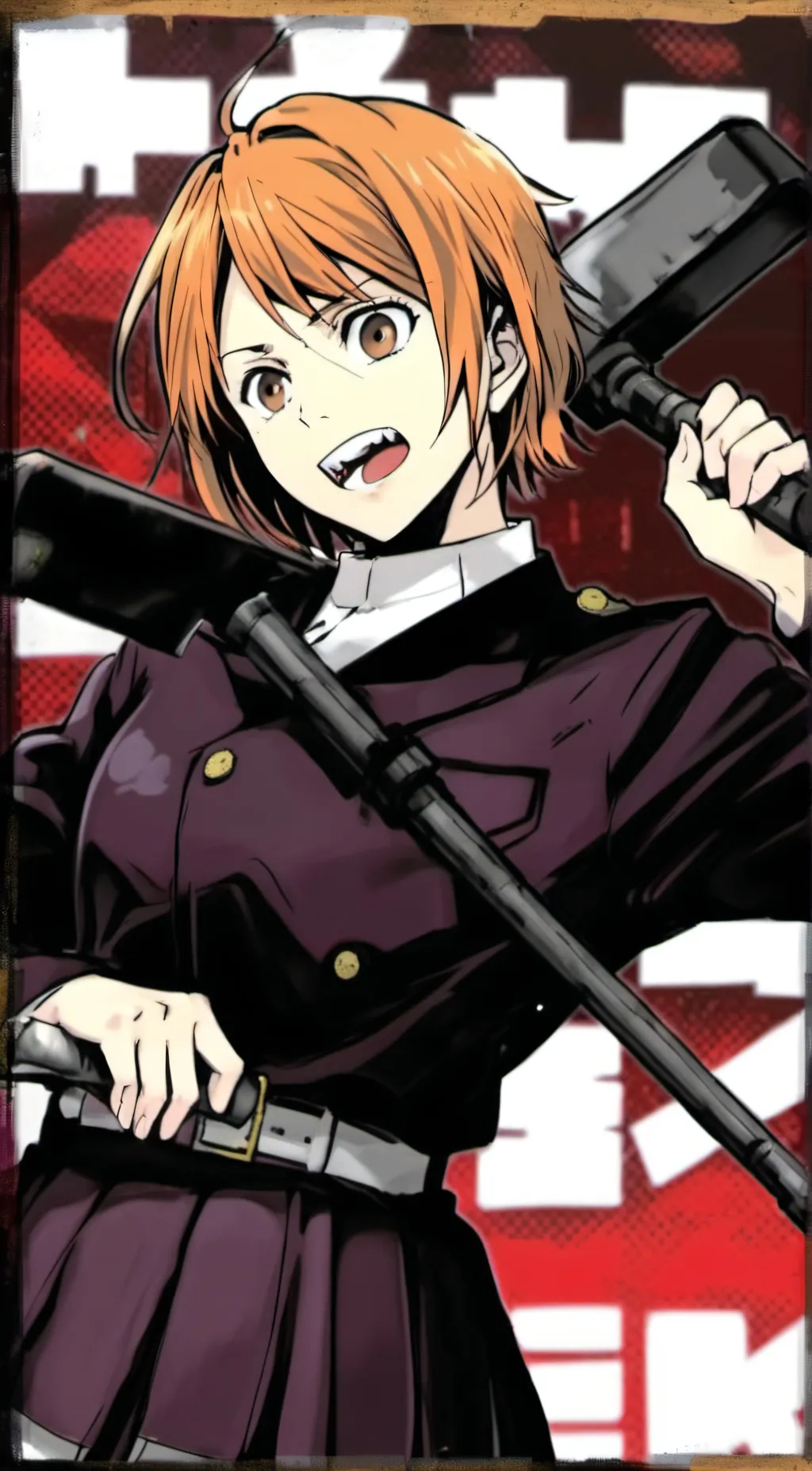 ai character: kugisaki nobara background