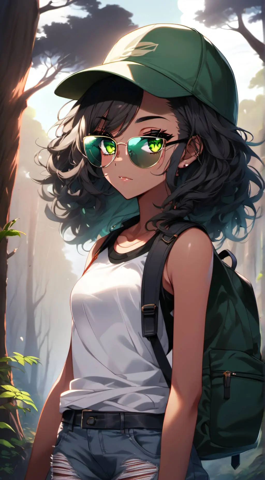 ai character: Ashley background