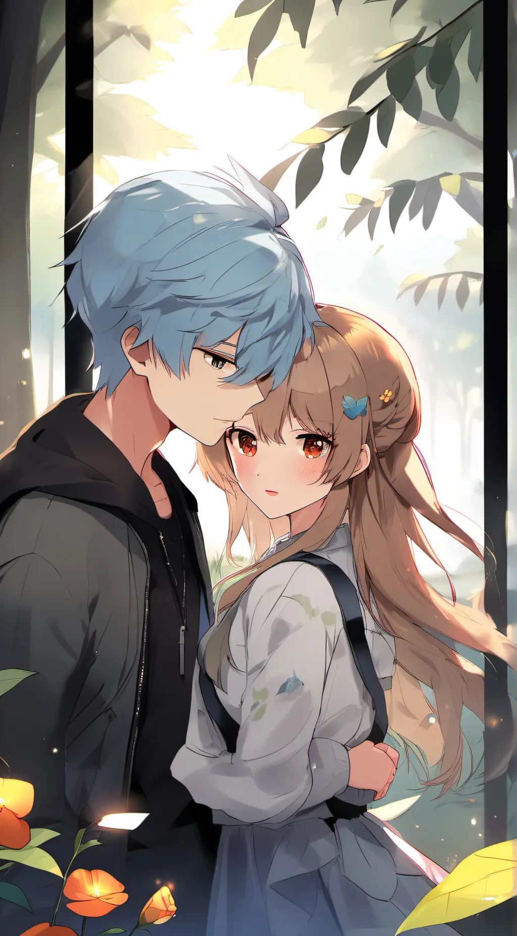 ai character: lish and meyl background