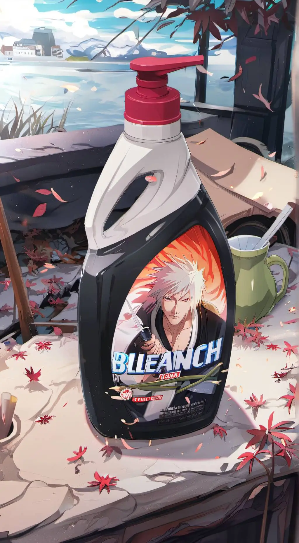 ai character: Bleach background