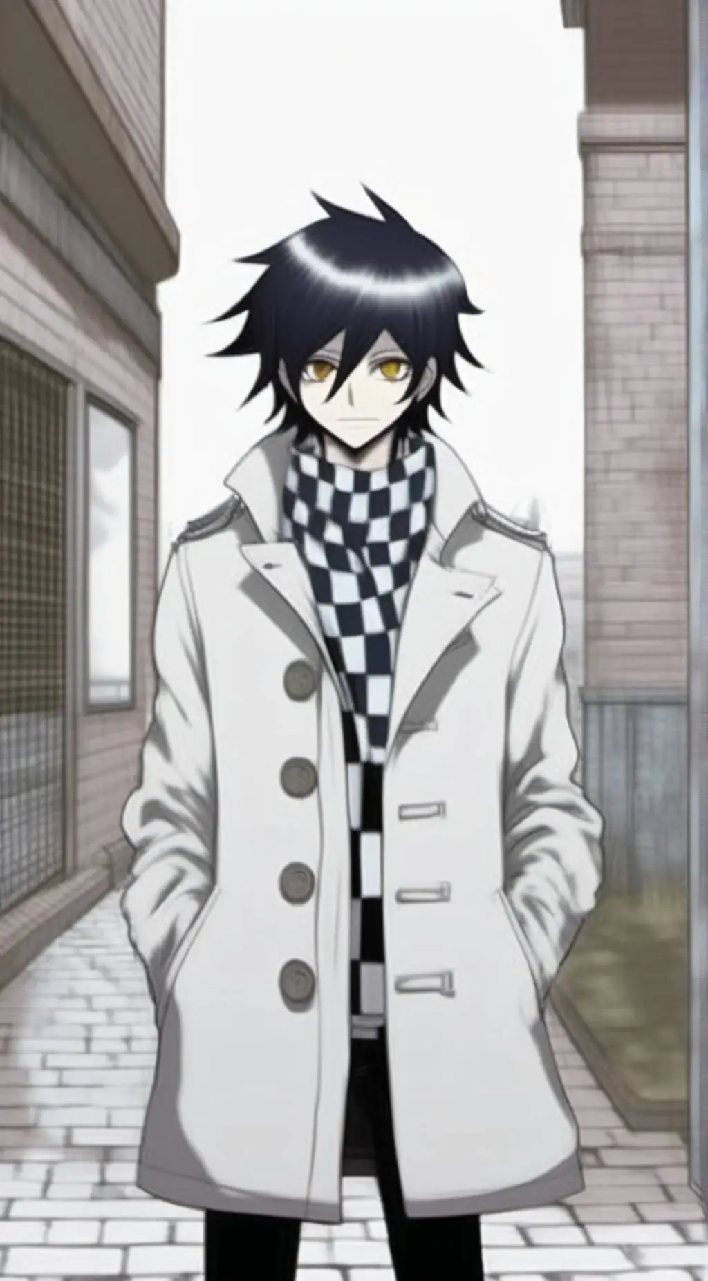 ai character: Kokichi Oma 💣 background