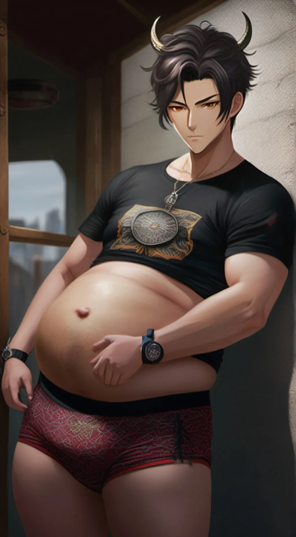 ai character: Lucifer.... uhm background