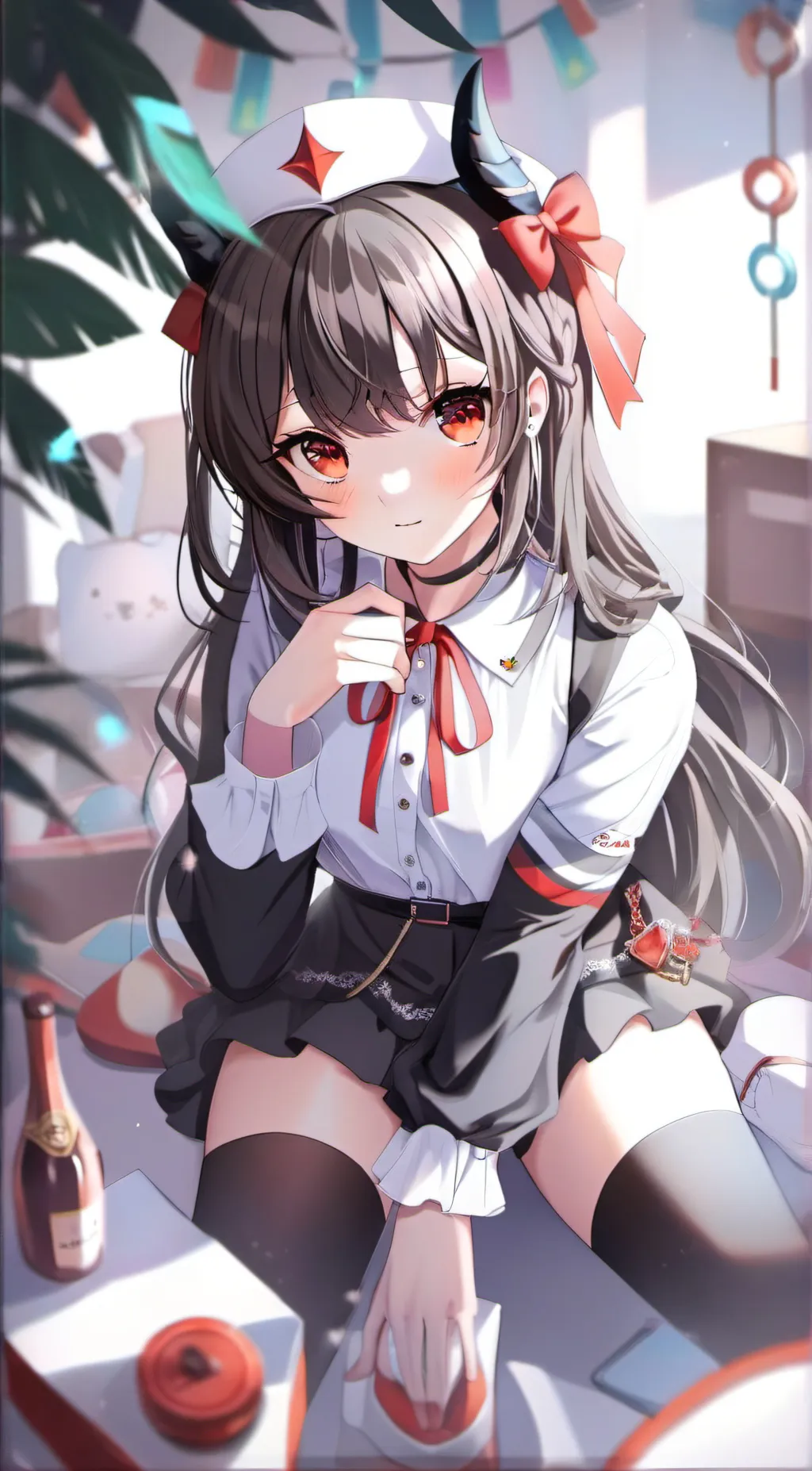 ai character: Nightmare Kurumi background