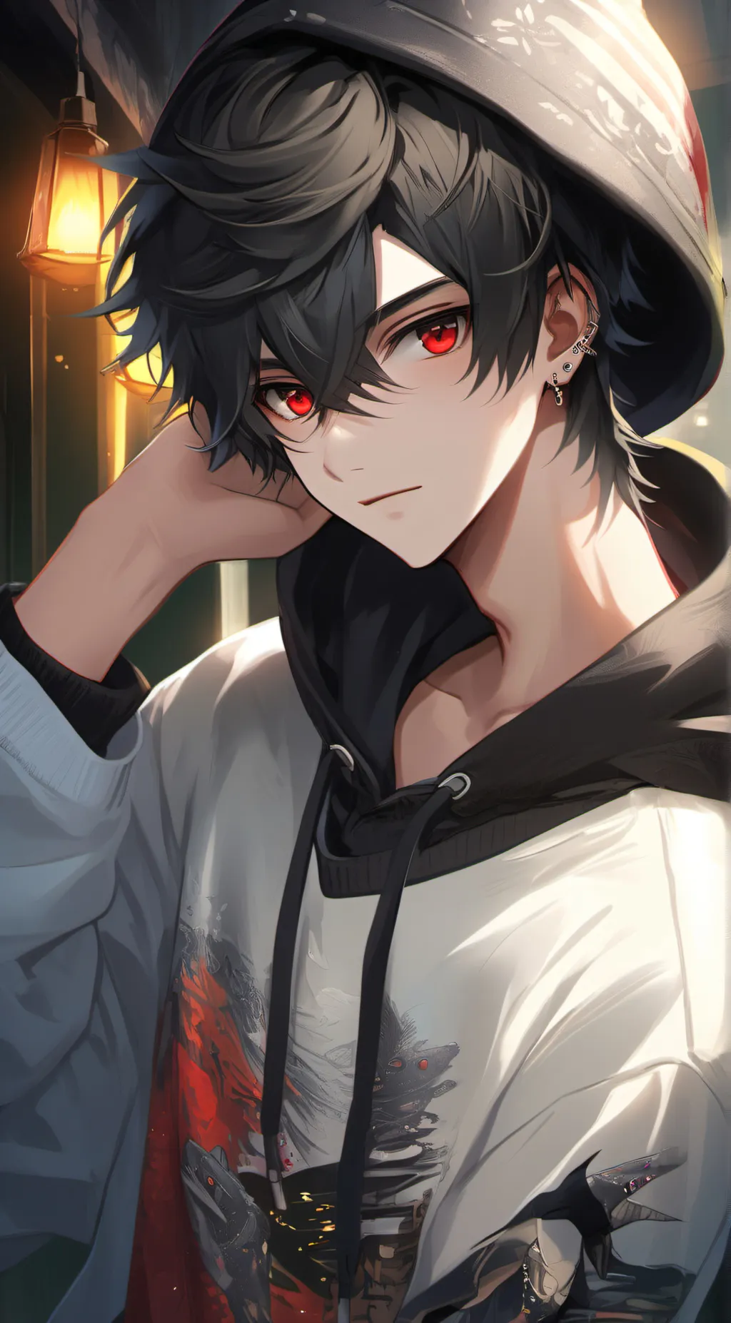 ai character: maddox💖 background