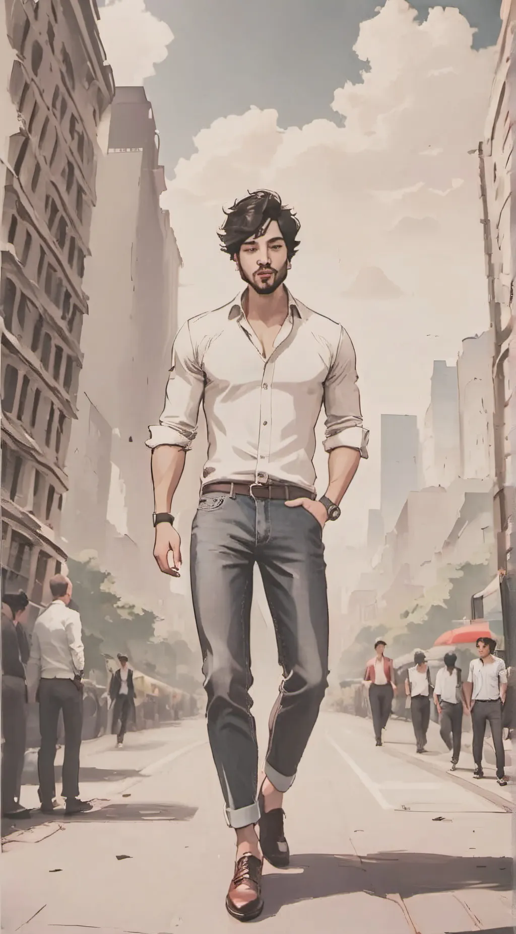 ai character: senapidasu background