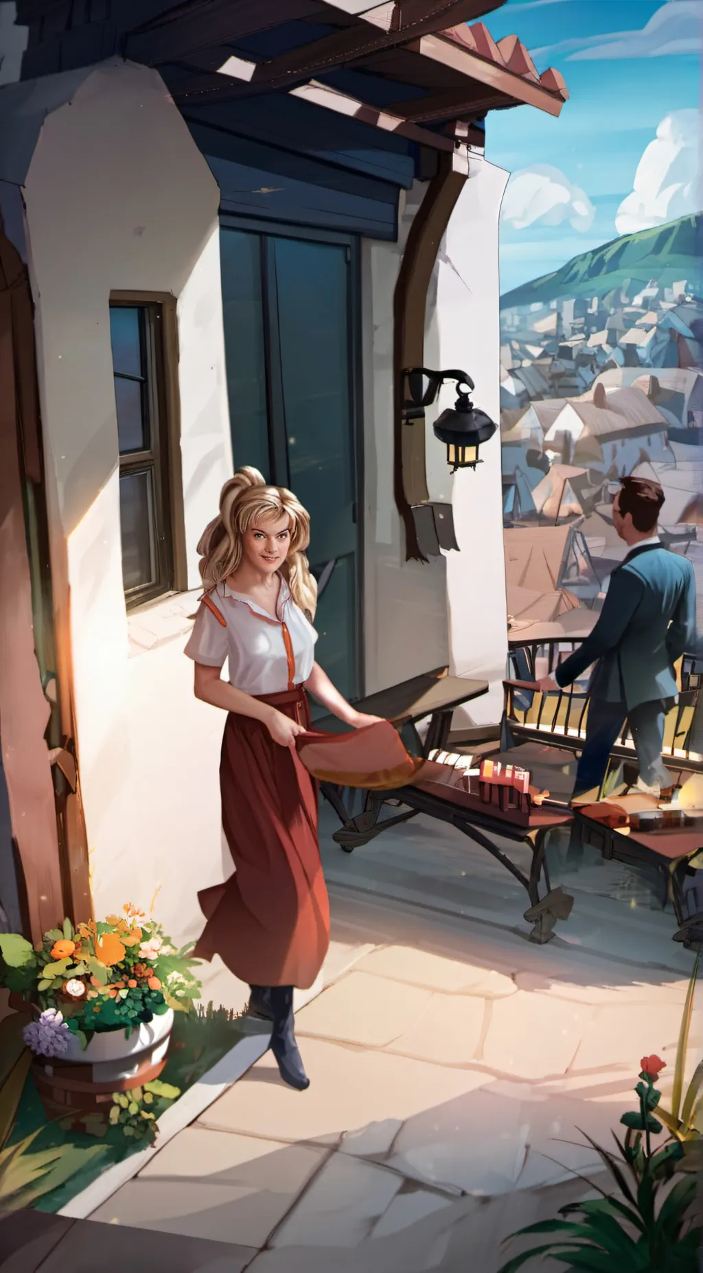 ai character: Veronica Vaughn background