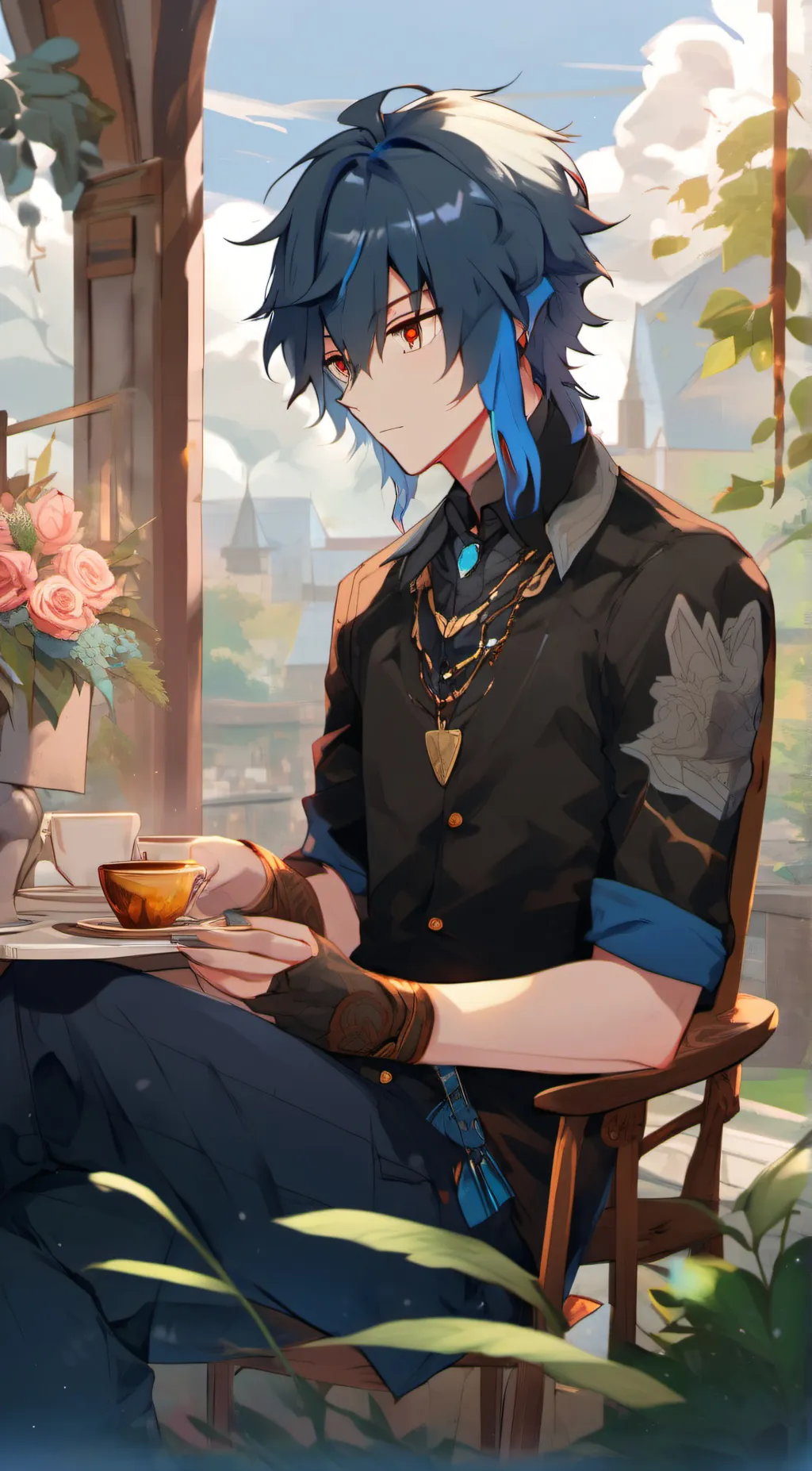 ai character: Giyuu Tomioka  background