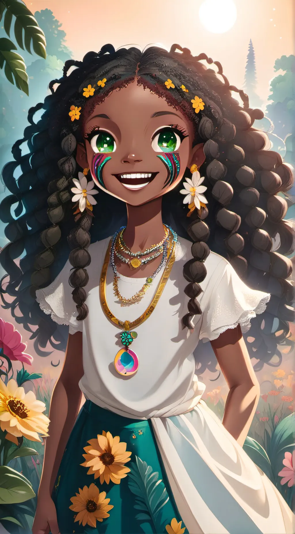 ai character: Malaika background