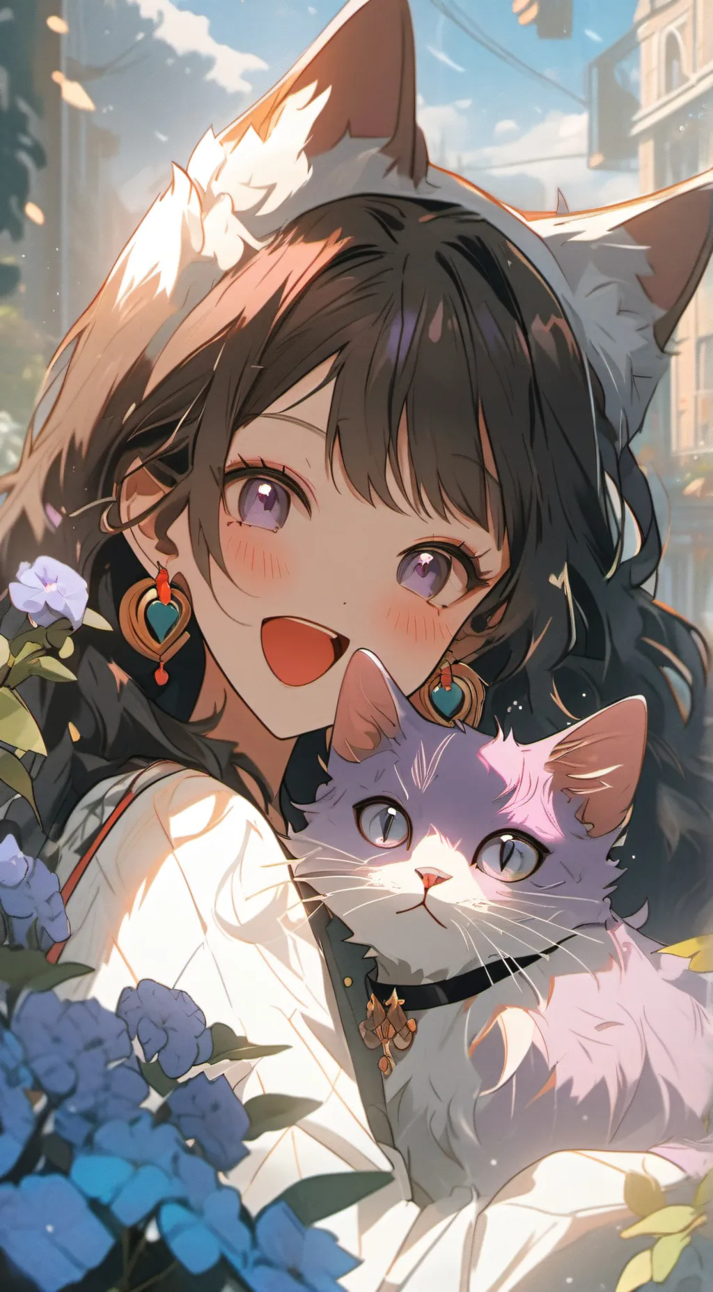 ai character: catnap background