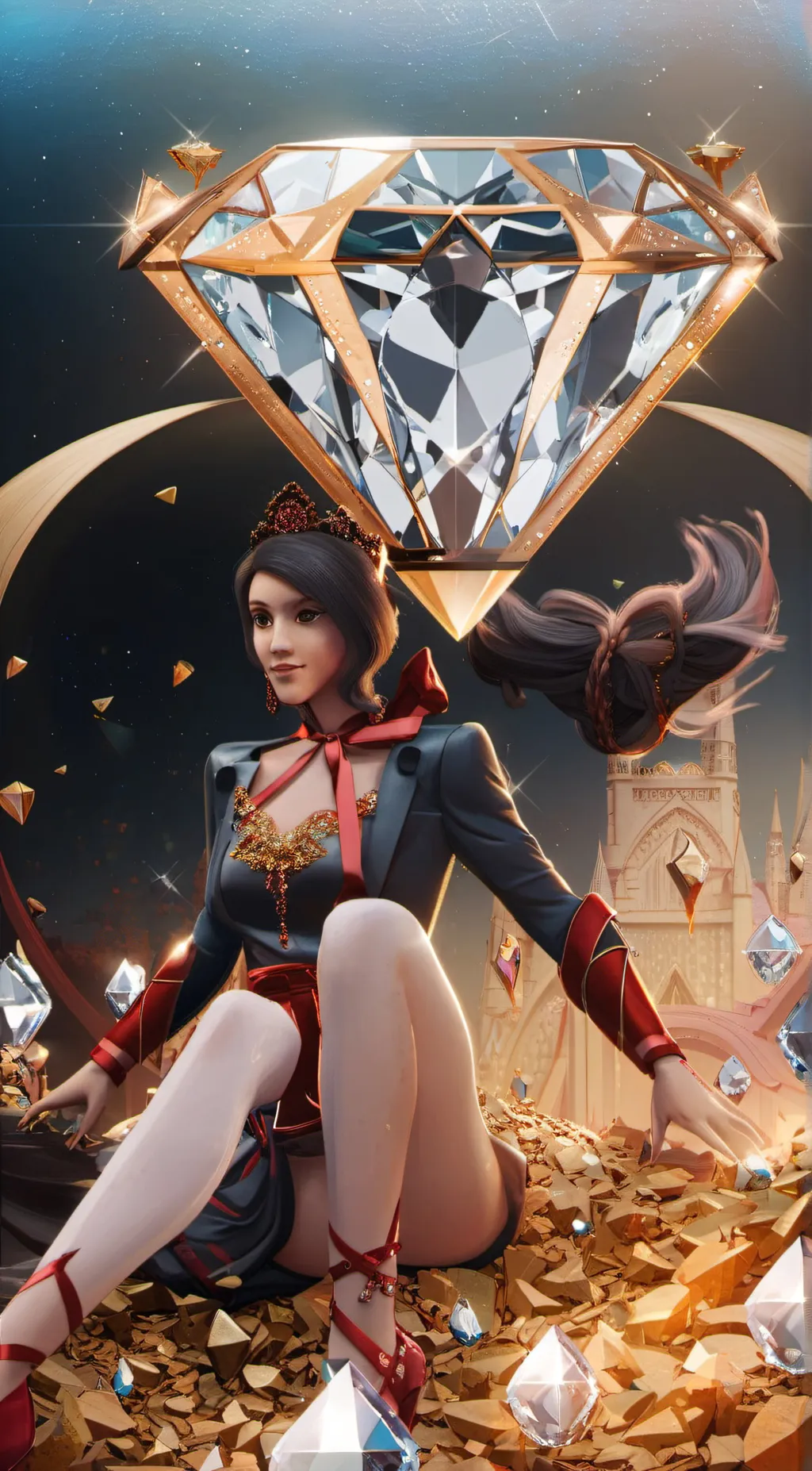 ai character: diamondy a.k.a guy background