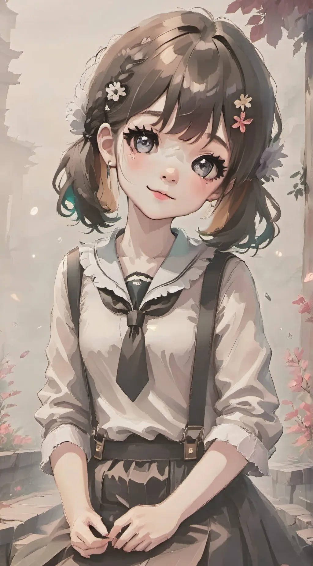 ai character: Ashley background