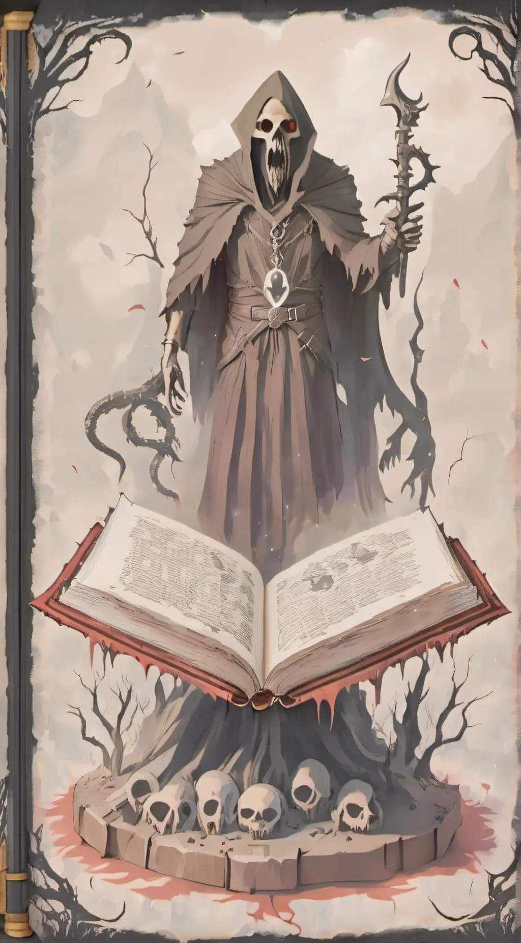ai character: Necronomicon background