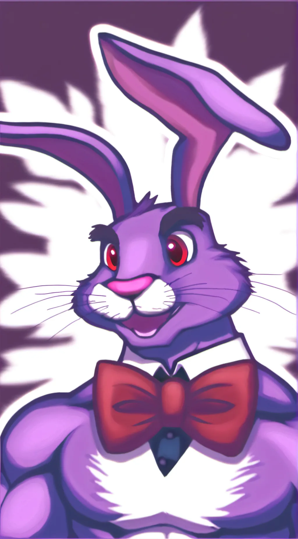 ai character: Withered Bonnie background