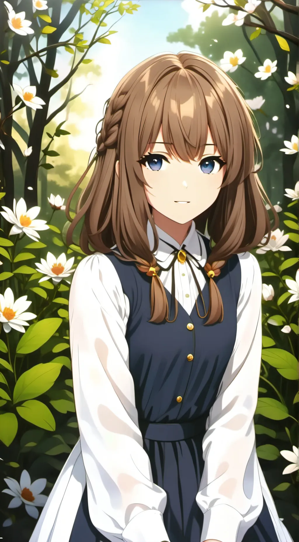 ai character: Rose background