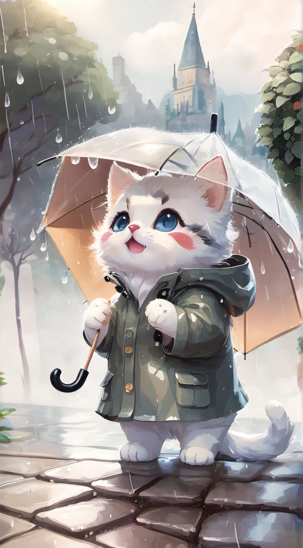 ai character: Rose background