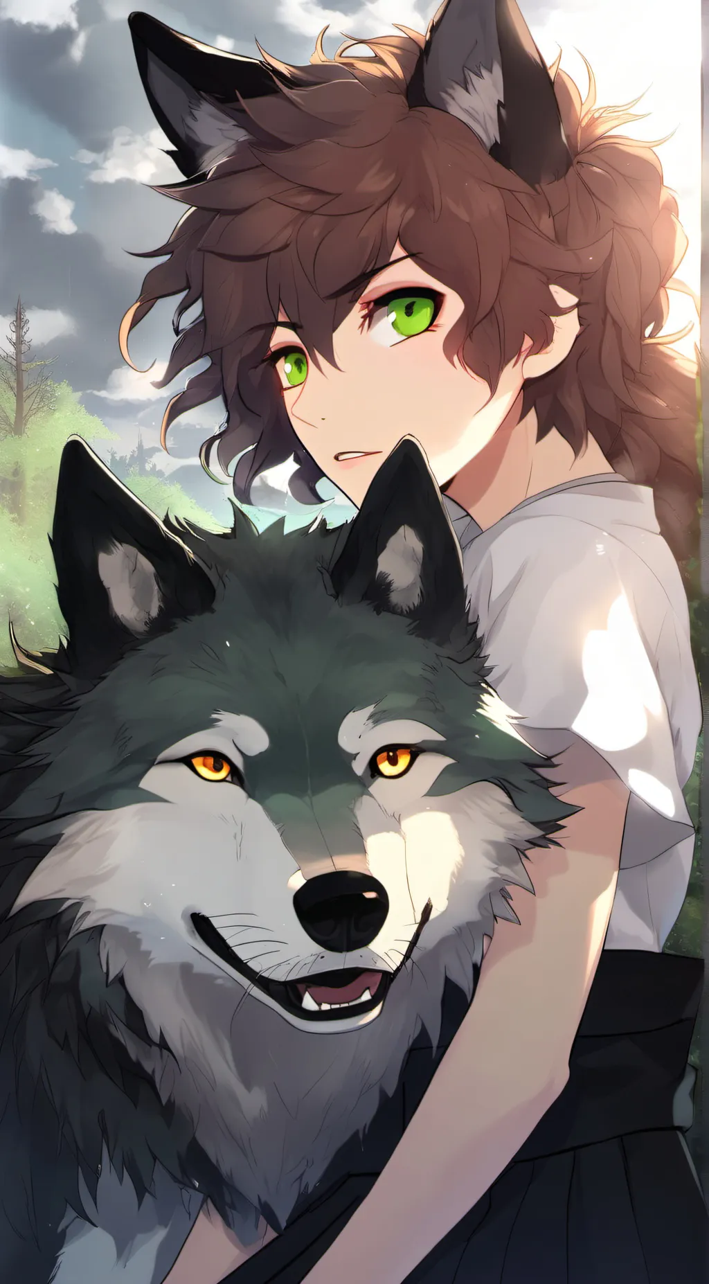 ai character: BKDK meets you background