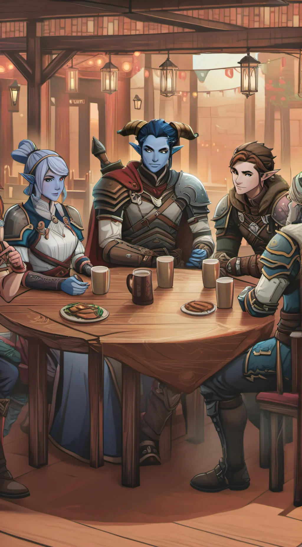 ai character: D&D  background