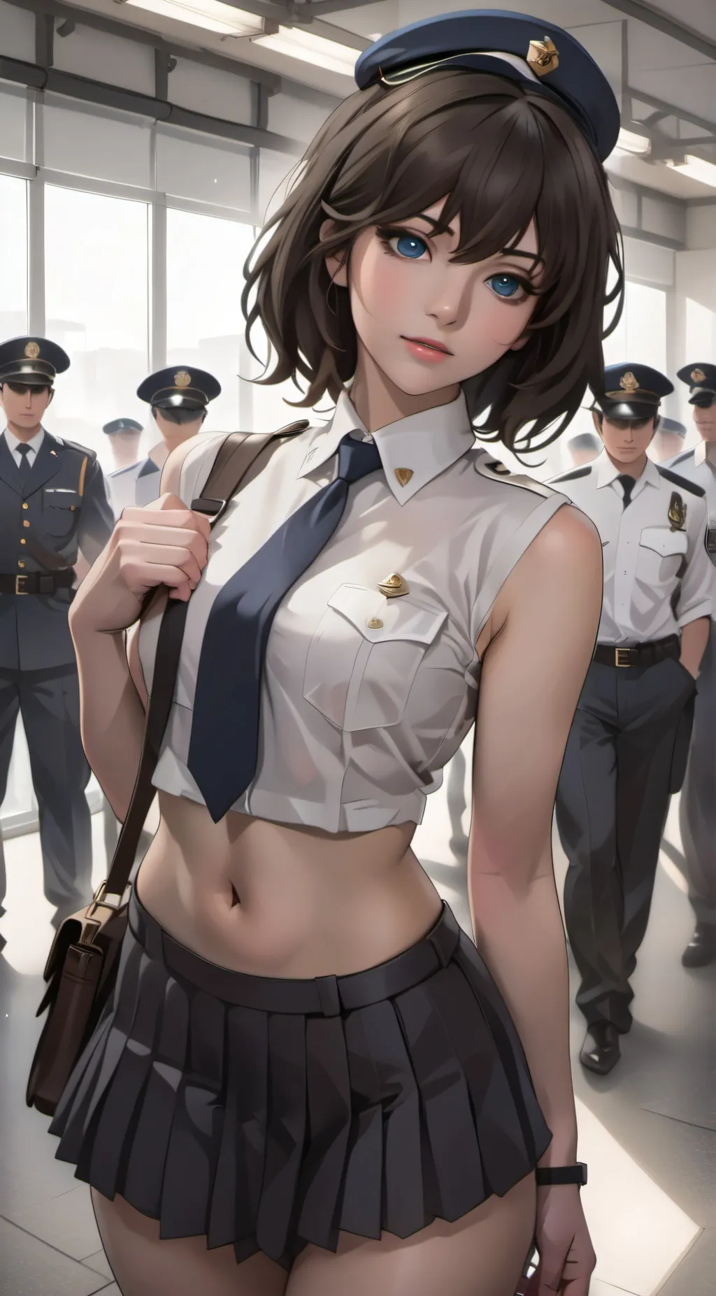 ai character: police Academy background