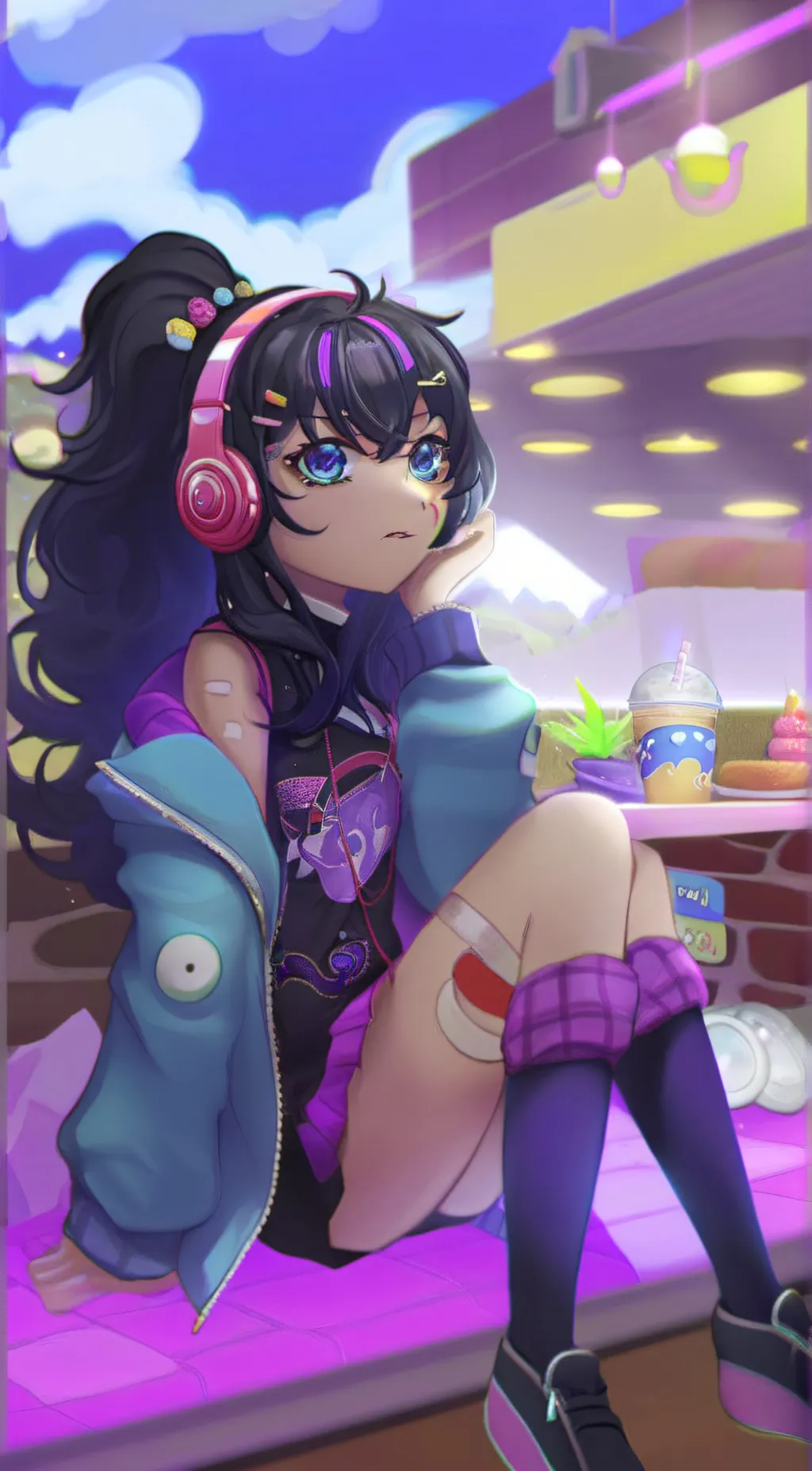 ai character: Mende  background